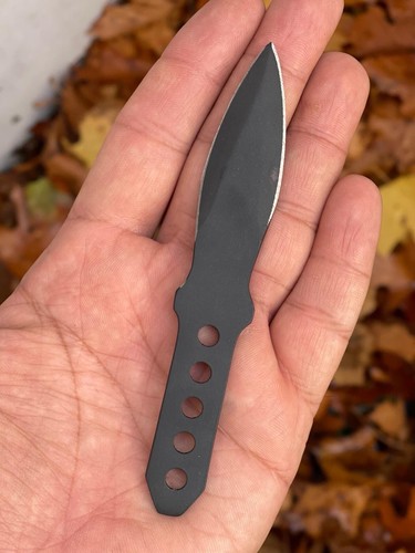 Full Tang Carbon Steel Double edged Dagger Blade knife 6 inch Throwing - Picture 2 of 3