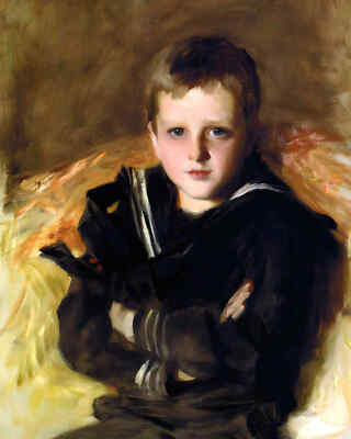 Portrait of Caspar Goodrich 1887 Painting by John Singer Sargent 8x10'' Art Print