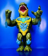 Beast Lab Dino Creator Raging Raptor Figure RARE HTF Lights and Sound Work