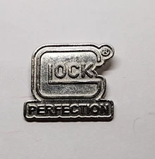 Lock Perfection Silvertone Tack Pin