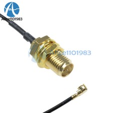 2PCS Mini Pci U.Fl To RP-SMA Antenna Router Mod Kit Wifi Connector Cable MF