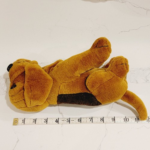 FAO Schwarz Fifth Avenue marrone morbido che abbaia cucciolo cane peluche ADORABILE - Foto 9 di 9