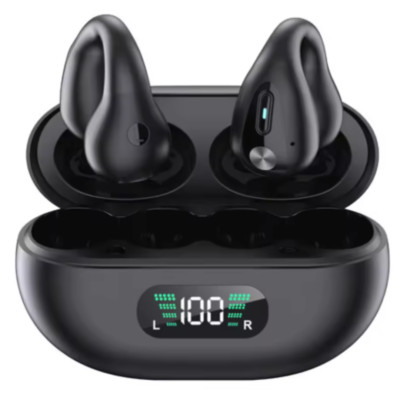 Drahtlose Ohrhörer Clip On Bluetooth Headset Open Ear Ohrhörer für iPhone & Android