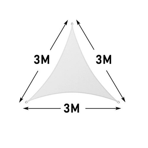 420D Impermeable Parasol Vela Cuadrado Rectangular Triangular Terraza Toldo - Imagen 41 de 48