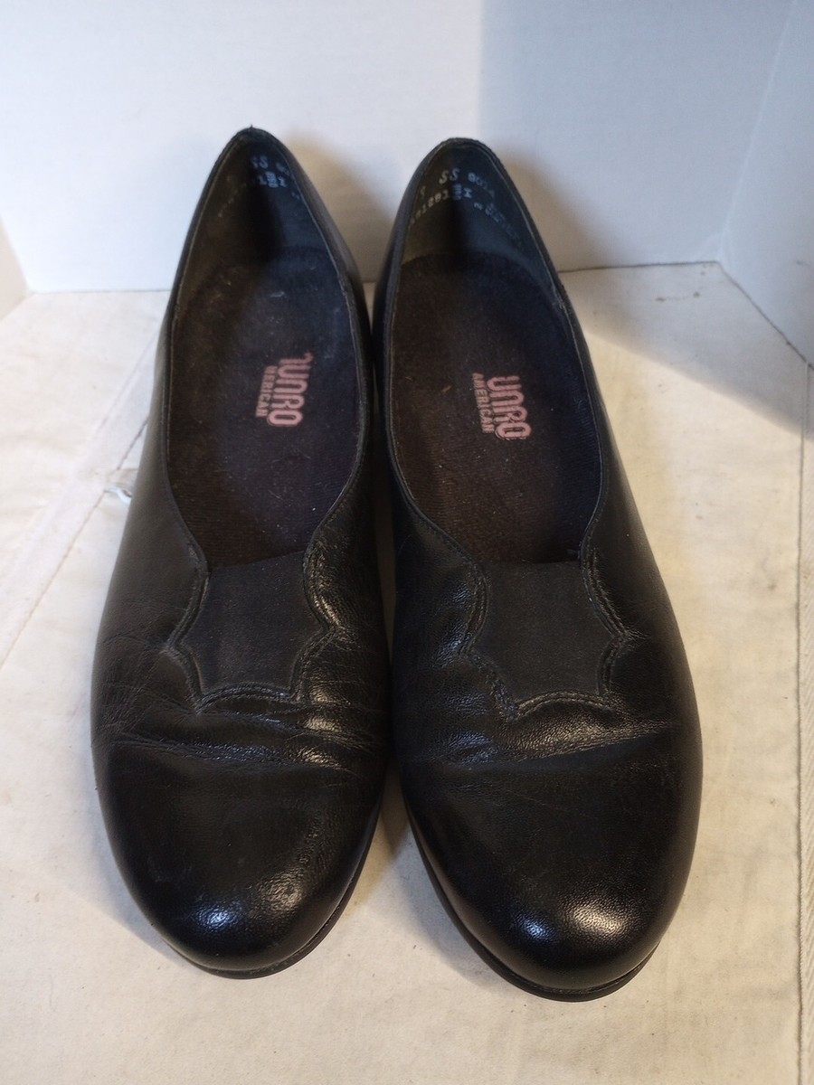 Munro Black Leather Loafers Slip-On Shoes Amazon.com | Munro Women main image 4