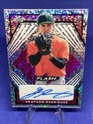 2021 Leaf Flash - Platinum Blue #BA-GR1 Grayson Rodriguez 1/15 (AU, RC) Orioles