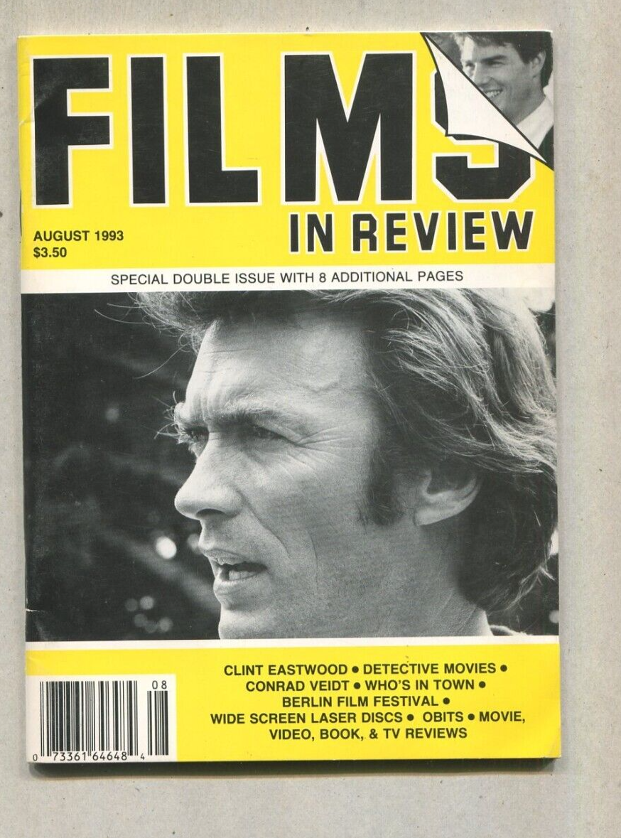 Films In Review: Aug. 1993 Clint Eastwood-1971