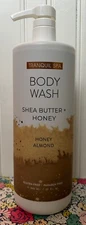 TRANQUIL SPA HONEY ALMOND BODY WASH 32 OZ EA SHOWER GEL HOME & BODY CO