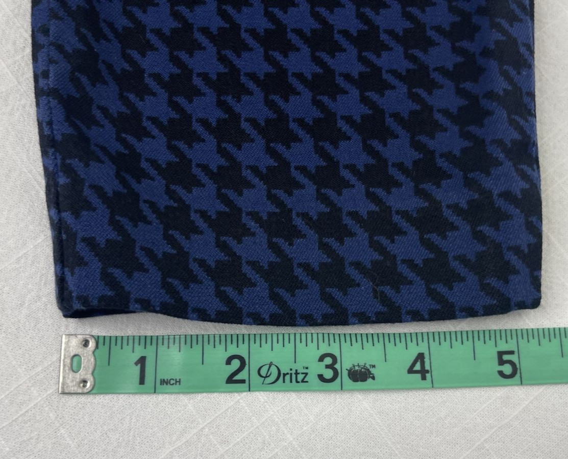 Old Navy Pixie Stretch Black / Blue Houndstooth C… - image 8