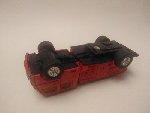 Vintage Hino fire truck red colour scale 1/58 for parts or repair - Zdjęcie 5 z 5