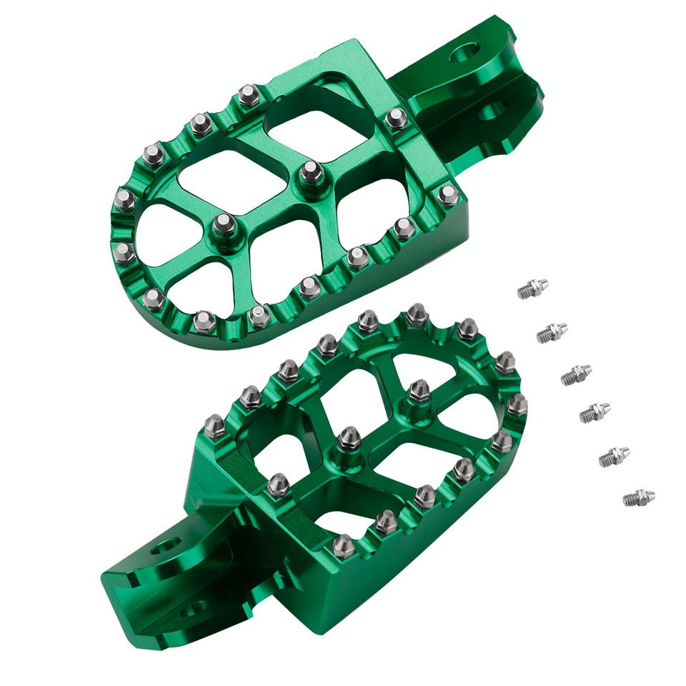 Pedane In Alluminio CNC Per Moto – Compatibili XR150L, CRF150F, CRF230F, CRF250F, HAWK 250, KDX200, Sur Ron – Larghezza Maggiorata