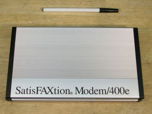 Intel Hayes SatisFAXtion - 14400bps MODEM /400e -vintage, external aluminum case
