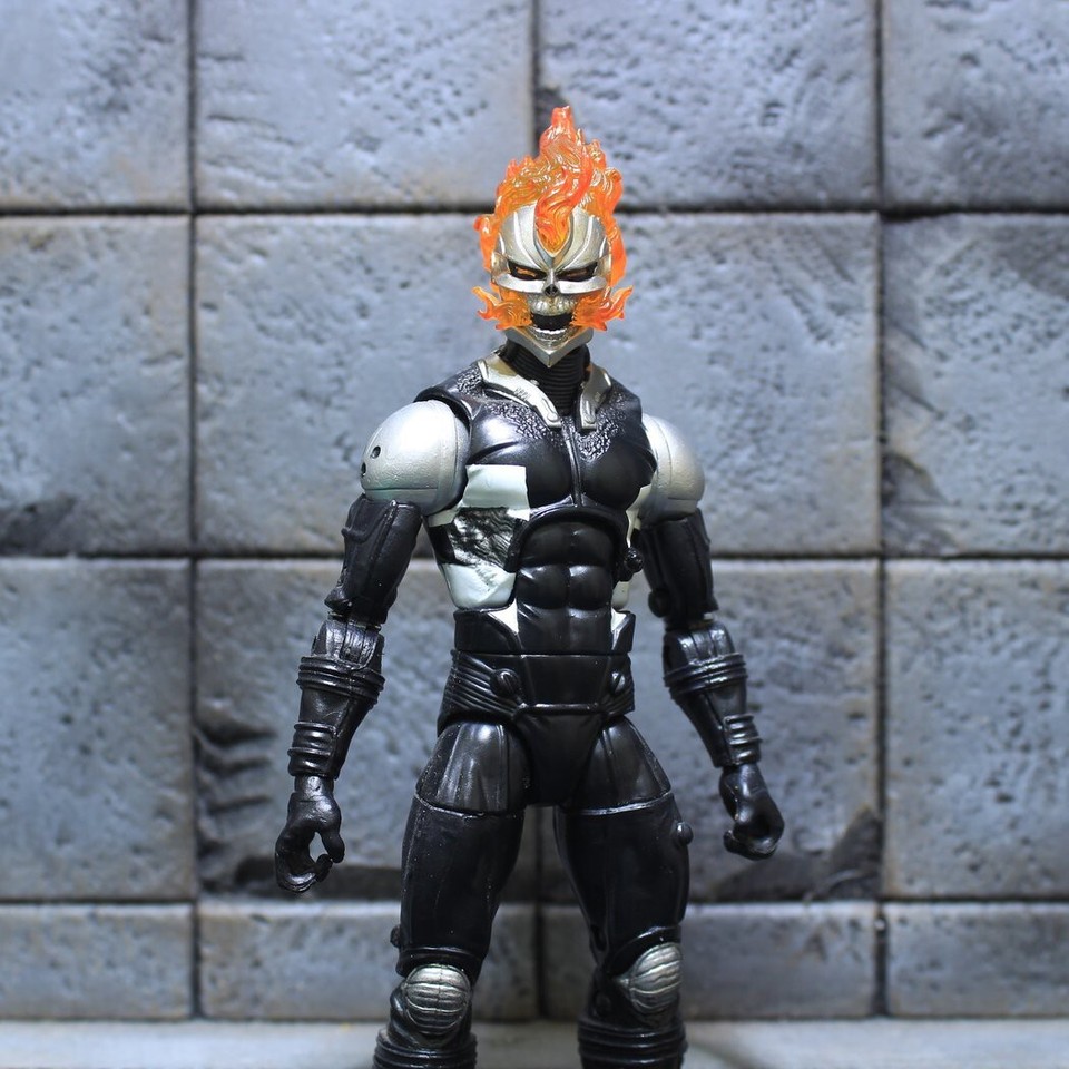 Tête Personnalisée Ghost Rider (Robbie Reyes) – Échelle 1/12 – Résine – Mezco Marvel