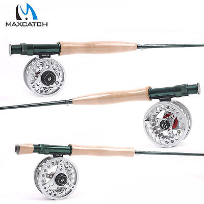Maxcatch Fly Rod And Reel Combo 3/4/5/6/7/8 Weight Fast Action Fly