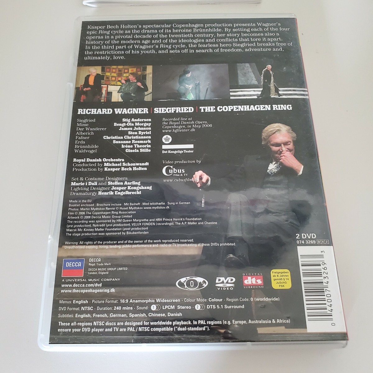 (未使用･未開封品)　Siegfried: The  Ring [DVD] [Import] og8985z Wagner: Siegfried [Copenhagen Ring Cycle Part 3] 44007432693| eBay