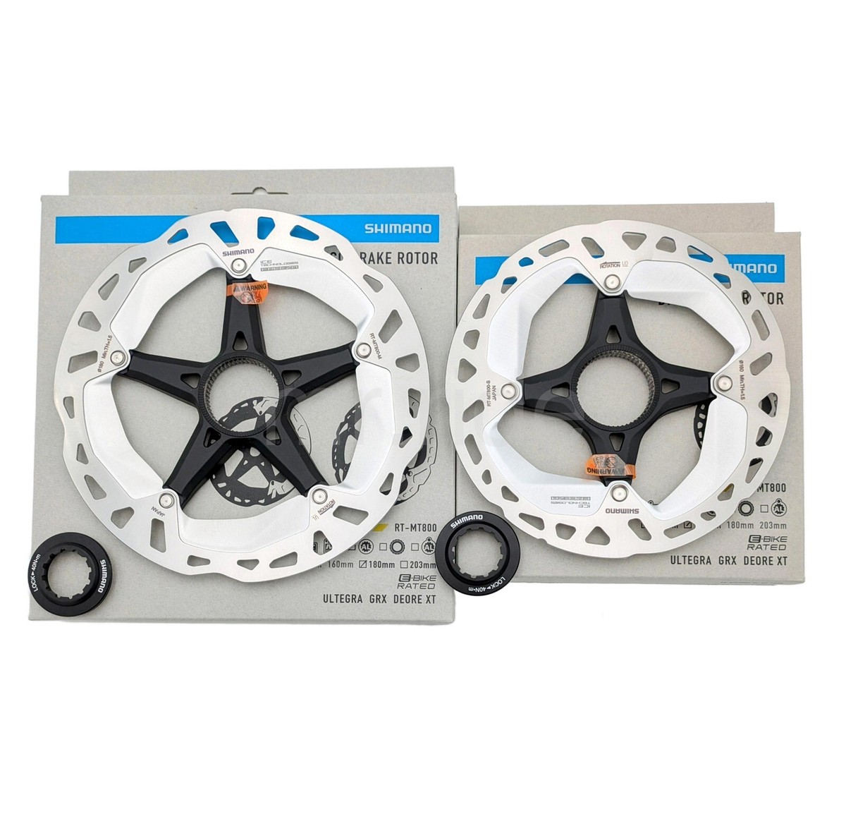 Shimano XT MTB Bike Disc Brake Rotor RT-MT800 180mm+160mm