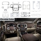 24X For Dodge Ram 1500 2012-17 Interior Decor Accessories Cover Trim Kit Chrome