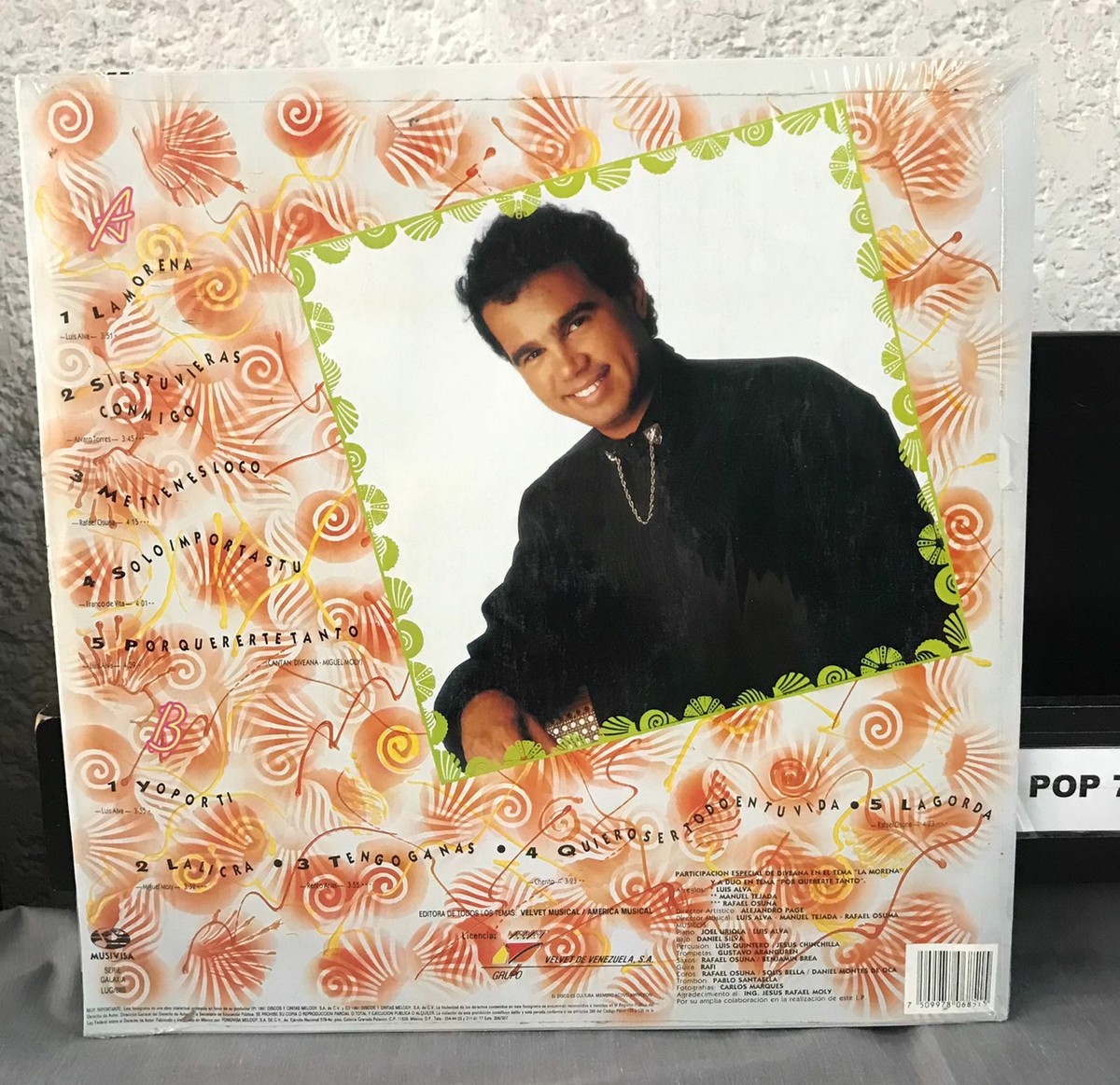 MIGUEL MOLY Y SU ORQUESTA - LA MORENA - 1991 MEXICAN LP MERENGUE