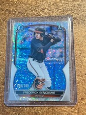 2023 Bowman Chrome 1st Bowman Card Speckle # BCP-35 Frederick Bencosme 095/299