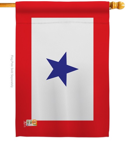 Blue Star Garden Flag Military Service Family Members Armed Forces Yard Banner - Picture 3 of 13