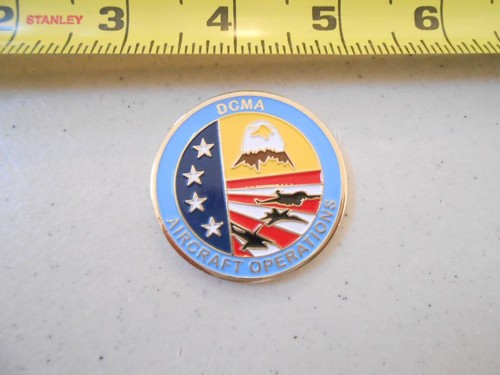 DCMA DOD AIRCRAFT OP DEPT OF DEFENSE CONTRACT MANAGEMENT MILITARY CHALLENGE COIN - Picture 2 of 3