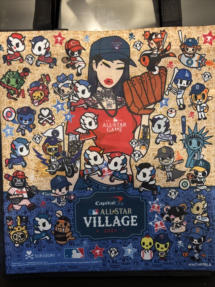 Tokidoki 2024 MLB All Star Game Tote Bag Capital One All Star Village - Image 3 of 4