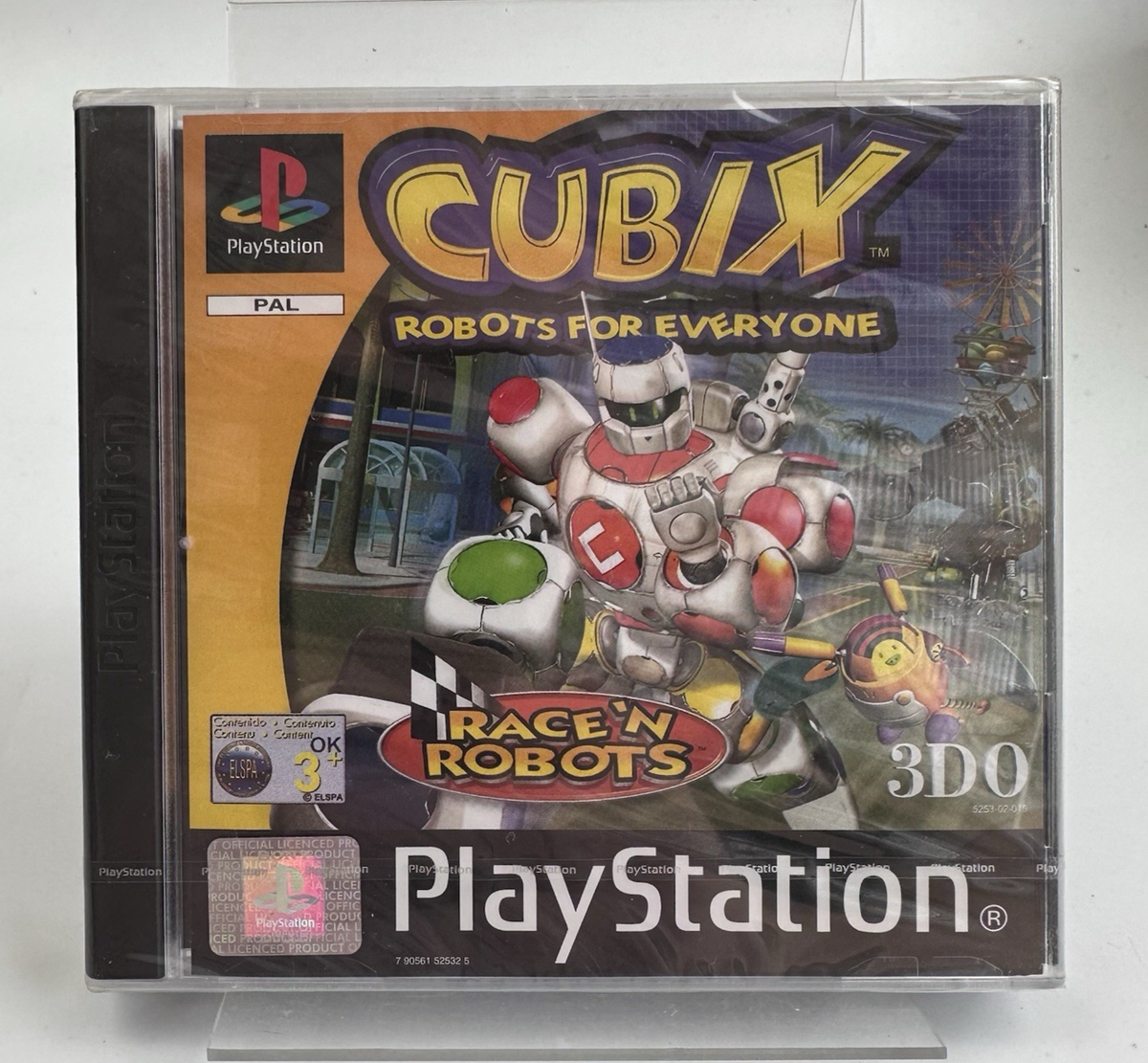 PS1 Cubix Robots For Everyone: Race 'N Robots, New And Factory
