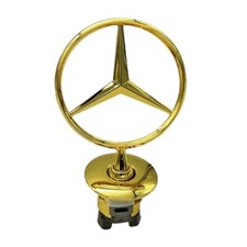 Gold 44 mm Mercedes W211 S211 W212 S212 W221 W222 W204 S204 Stern Emblem Gold 44 mm Mercedes W211 S211 W212 S212 W221 W222 W204 S204 Stern Emblem
