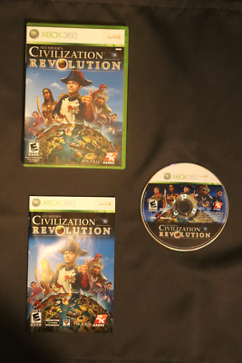 Sid Meyer's Civilization Revolution - Xbox 360 - Complete in Box.