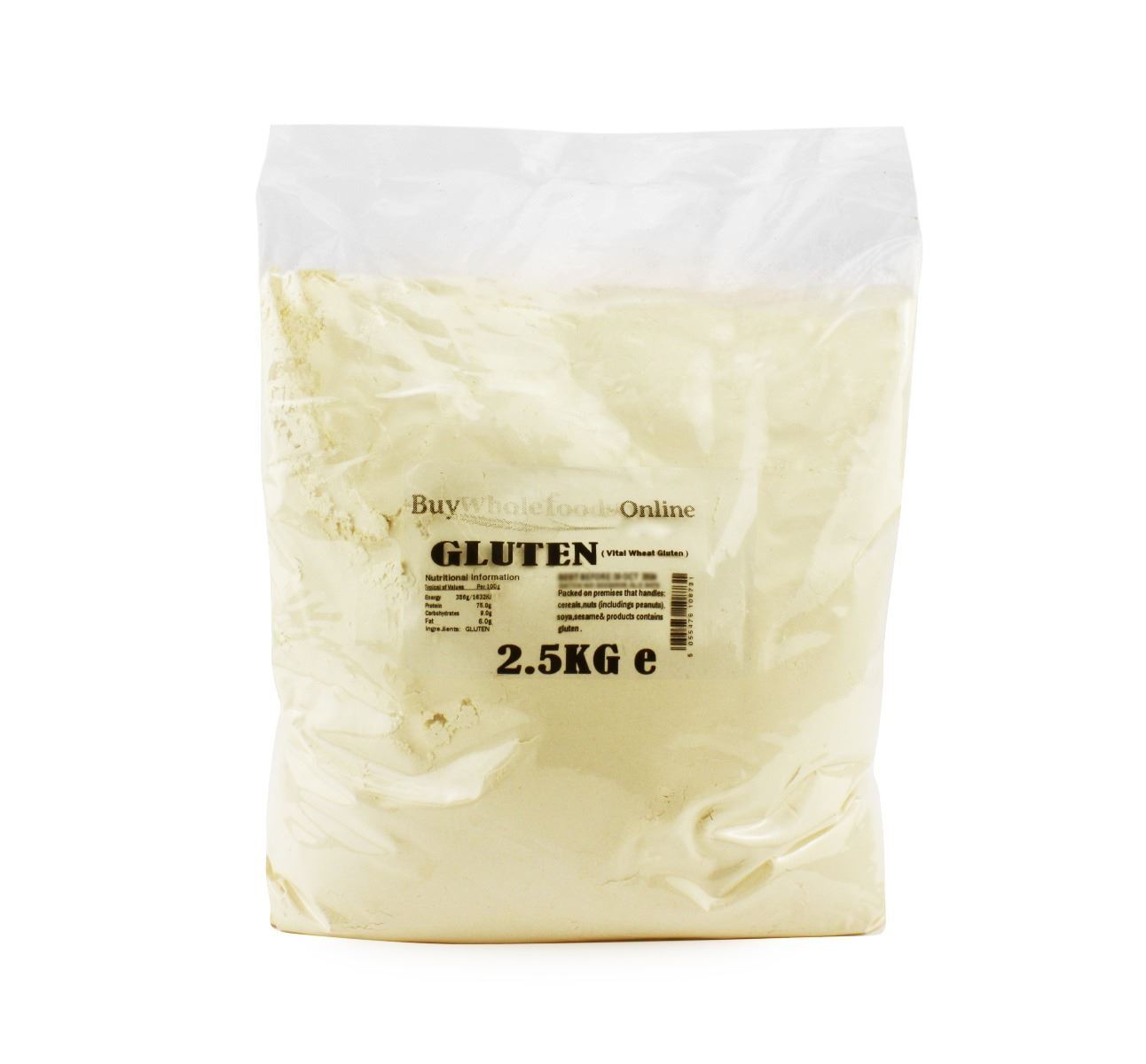 Gluten (Vital Wheat Gluten) 2.5kg | BWFO | Free UK Mainland P&P