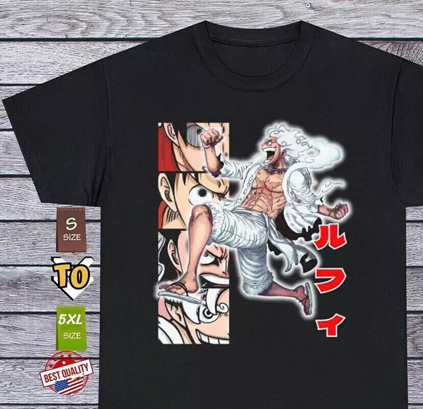 Anime One Piece T-shirt - Luffy Gear 5