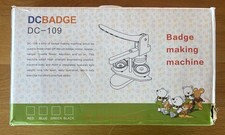 Badge Making Machine DC -109, Open Box