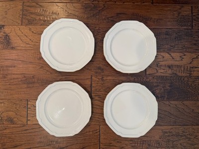 Mikasa Ultima + Antique Gold Dinner Plate, Set Of 4