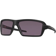 Oakley Men's Cables Matte Black/Prizm Grey One Size Sunglasses