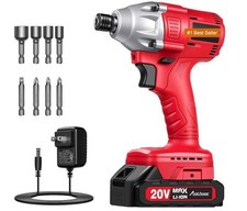 Atornillador impacto 20V sin escobillas con 4...
