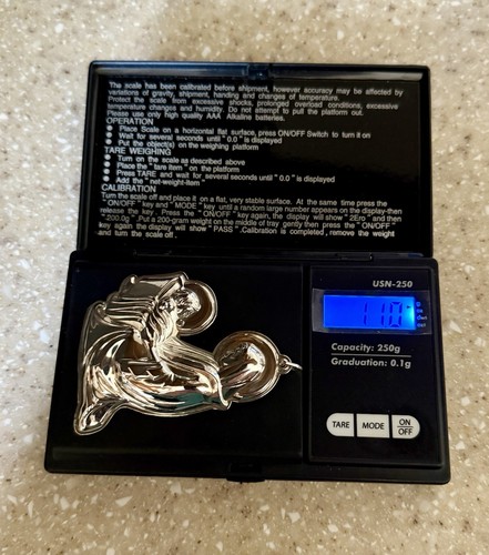 Vintage 1990 Sterling Silber 925 Wallace Mutter & Kind Weihnachtsschmuck 11,0 g - Bild 14 von 14