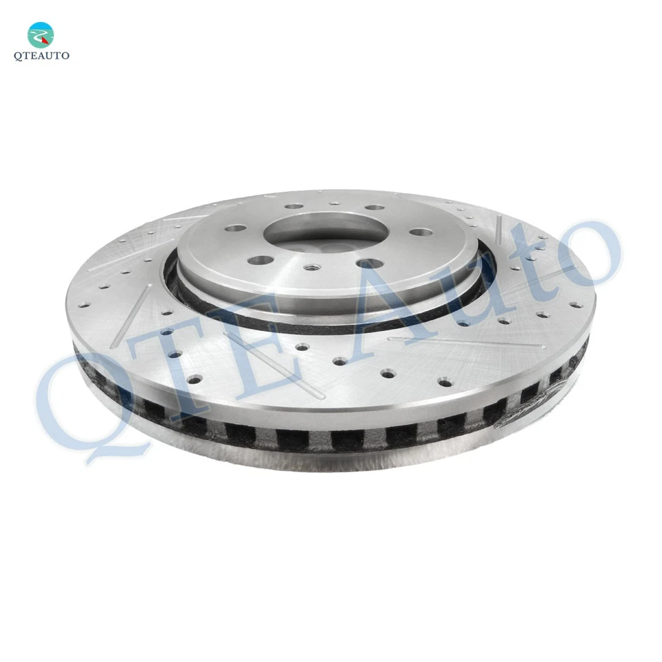 套装 4 前 350 毫米后 342 毫米钻孔制动转子适用于 2013 - 2017 年福特 Expedition — 第 3/4 张图片