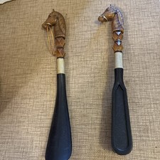Vintage Three-toned Plastic Horse Shoe Horn Pre-owned