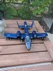 Vintage GI Joe Cobra Rattler Jet Near Complete 1984 All Missiles All Wheels