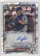 2021 Bowman Chrome Prospect Atomic Refractor 45/100 Carson Taylor Auto 10no