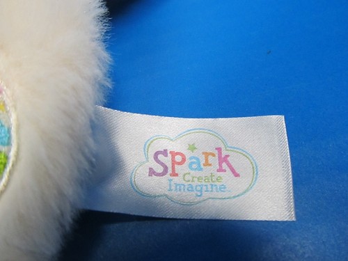 Spark Create Imagine My First Easter Rattle plush bunny 11" white - Picture 3 of 5