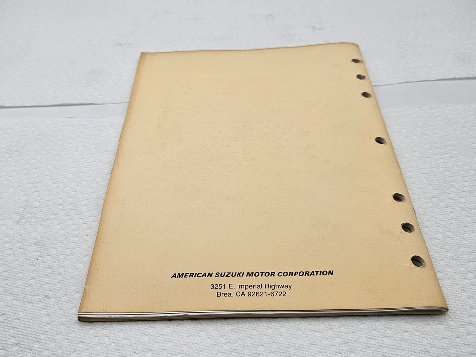 1991 Suzuki Technical Update GSF400M GSX1100GM GSX-R750M GSX-R1100M Manual - Image 2 of 4