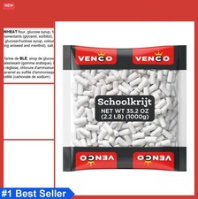 Licorice Candy 2.2 Pound Mint Coated Hard School Chalk Bulk Bag Classic Sweet