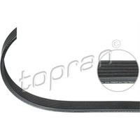 Topran Keilrippenriemen Passend FüR VW Polo 9N_ 6R_ Fox 5Z1 5Z3 Skoda Fabia