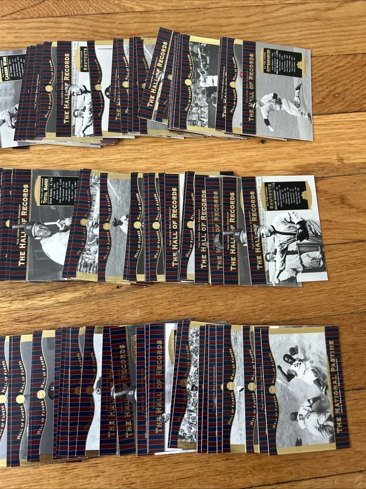 Lote de tarjetas de béisbol 2001 Upper Hall of Famers (lote de 156 unidades) Foto 3 de 3