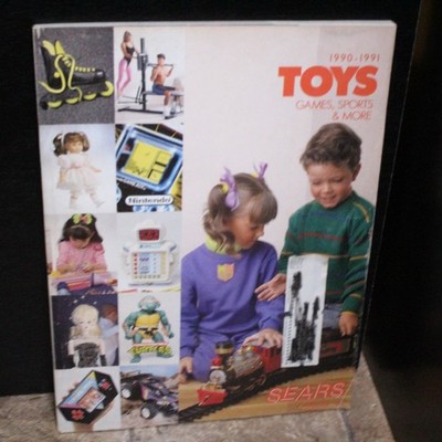 Sears Toy Catalog 1990-1991 Christmas Catalog Toys Section NINTENDO TMNT VERY RA