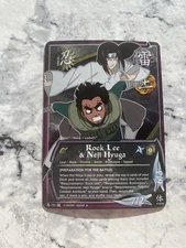 Rock Lee & Neji Hyuga - N-751- 1st Edition - Foil Holo Broken Promise Bandai Ccg