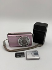 Sony Cyber-Shot DSC-S980 12.1MP Compact Digital Camera Pink w/4x Zoom Bundle