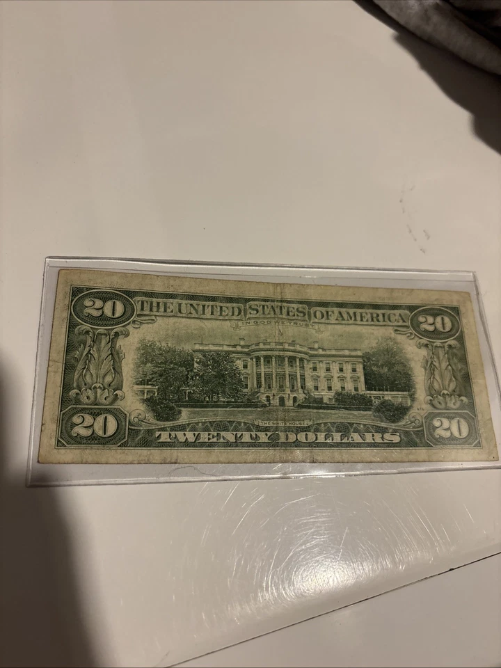 1977 Series $20 Dollar Bill Rare Uneven Cut - Image 4 of 4