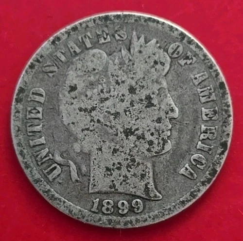 1899 Barber Dime — photo from another recent sale